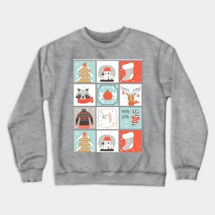 Cute Reindeer Christmas Patterns | Christmas Decor Ideas 2022 Crewneck Sweatshirt